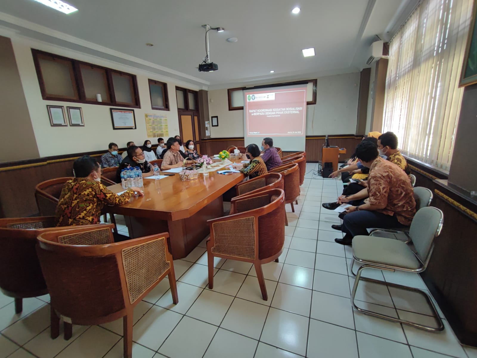 Rapat Koordinasi Kegiatan Sosialisasi e-Berpadu dengan Pihak Eksternal