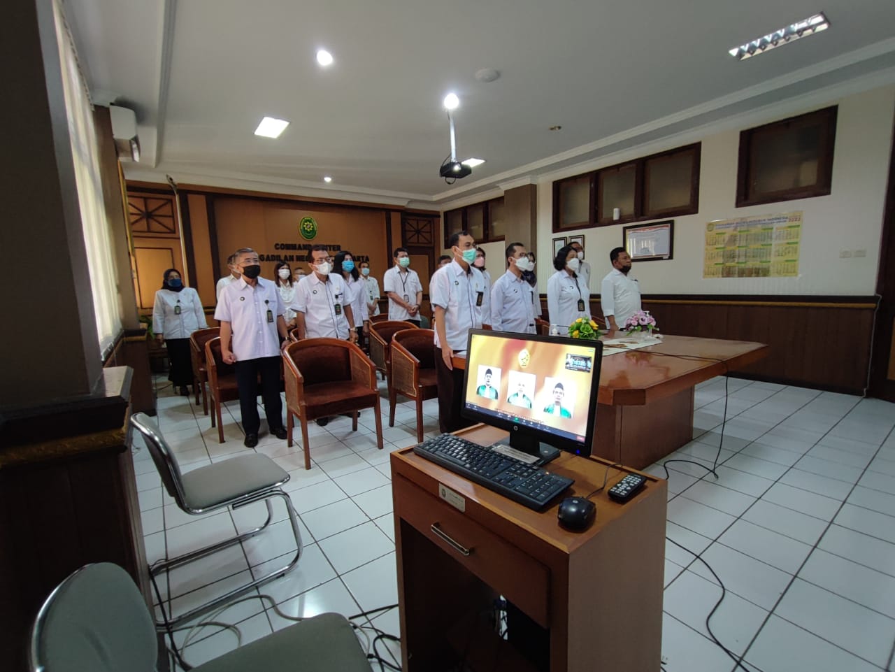 Pengadilan Negeri Yogyakarta Mengikuti Sosialisasi Kegiatan Virtual Account PP IKAHI