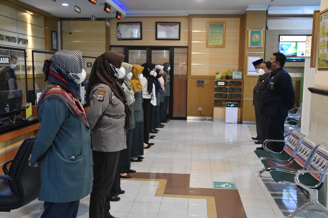 Apel Pagi Rutin Petugas PTSP 20 Juli 2022