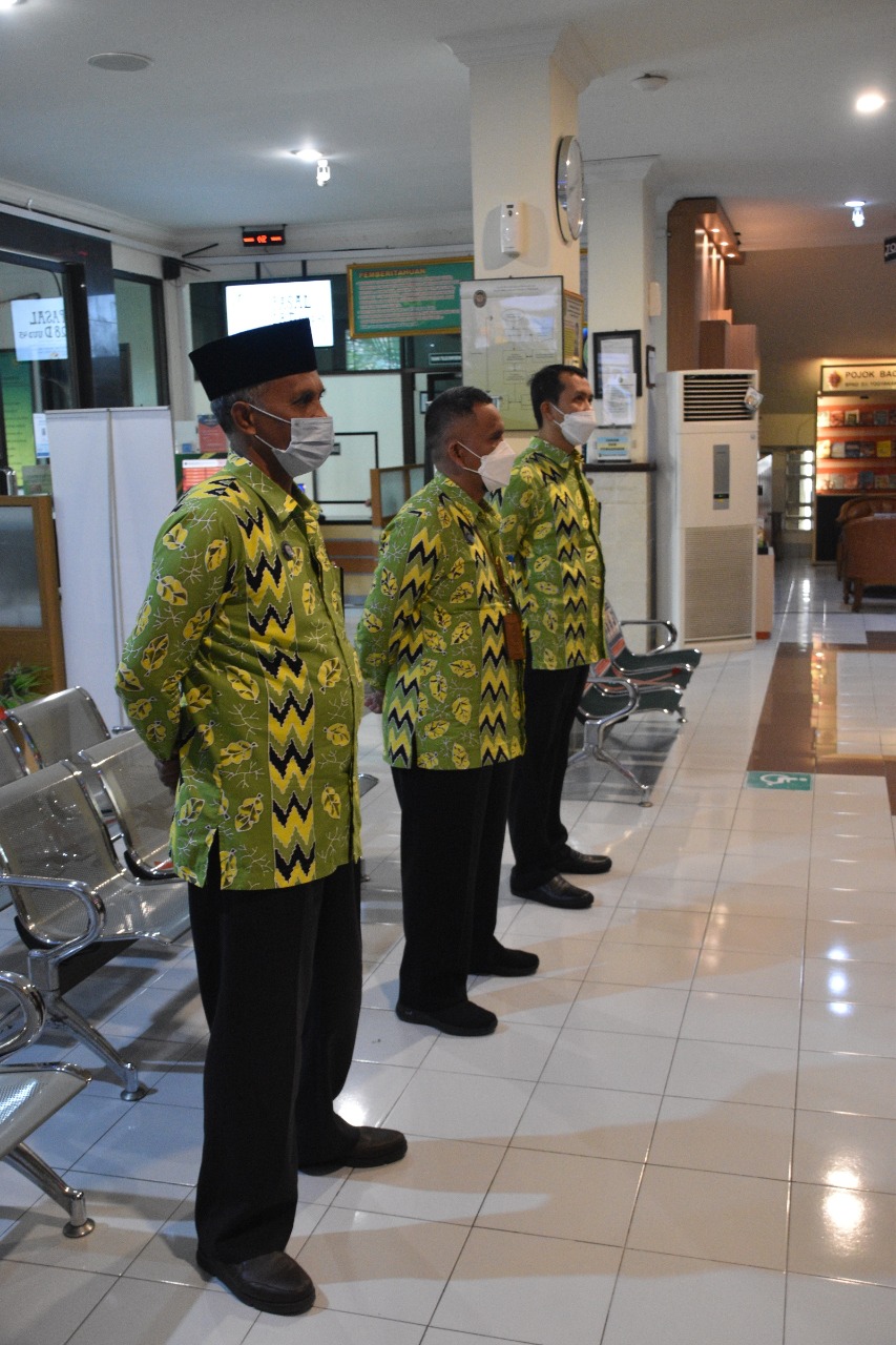 Apel Pagi Rutin Petugas PTSP 21 Juli 2022