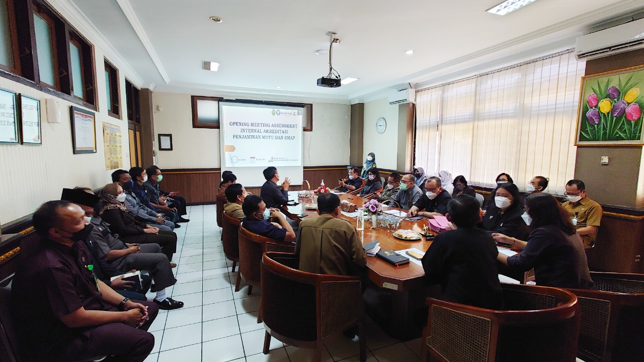 Opening Meeting Assesment Internal Akreditasi Penjaminan Mutu (APM) dan Sistem Manajemen Anti Penyuapan (SMAP)