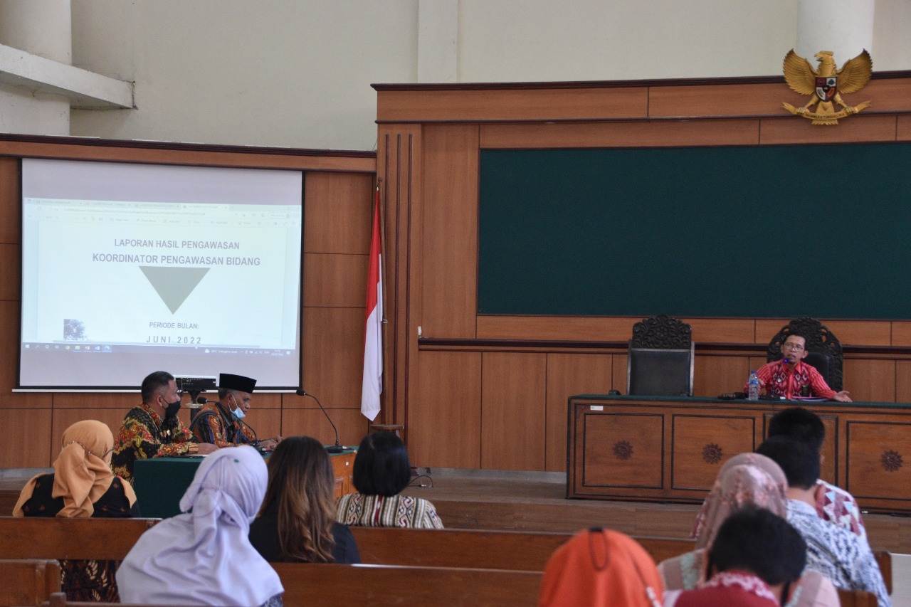 Pembinaan dan Monev Kinerja Bulan Juli 2022 dan Closing Meeting Assessment Internal APM dan SMAP