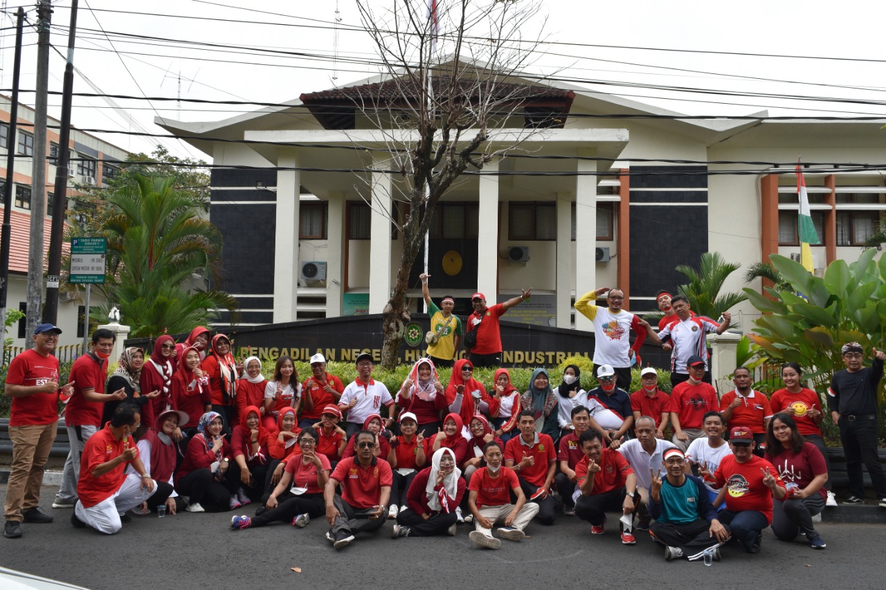 Pengadilan Negeri Yogyakarta Mengadakan Jalan Sehat dan Kegiatan Lomba dalam Rangka Menyambut HUT Kemerdekaan Republik Indonesia ke-77 dan HUT Mahkamah Agung RI ke-77
