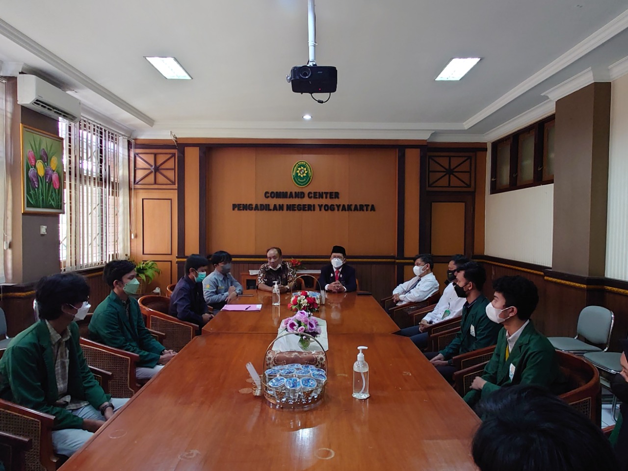 Perpisahan/Pelepasan Mahasiswa Magang Universitas Islam Negeri (UIN) Sunan Kalijaga di Pengadilan Negeri Yogyakarta