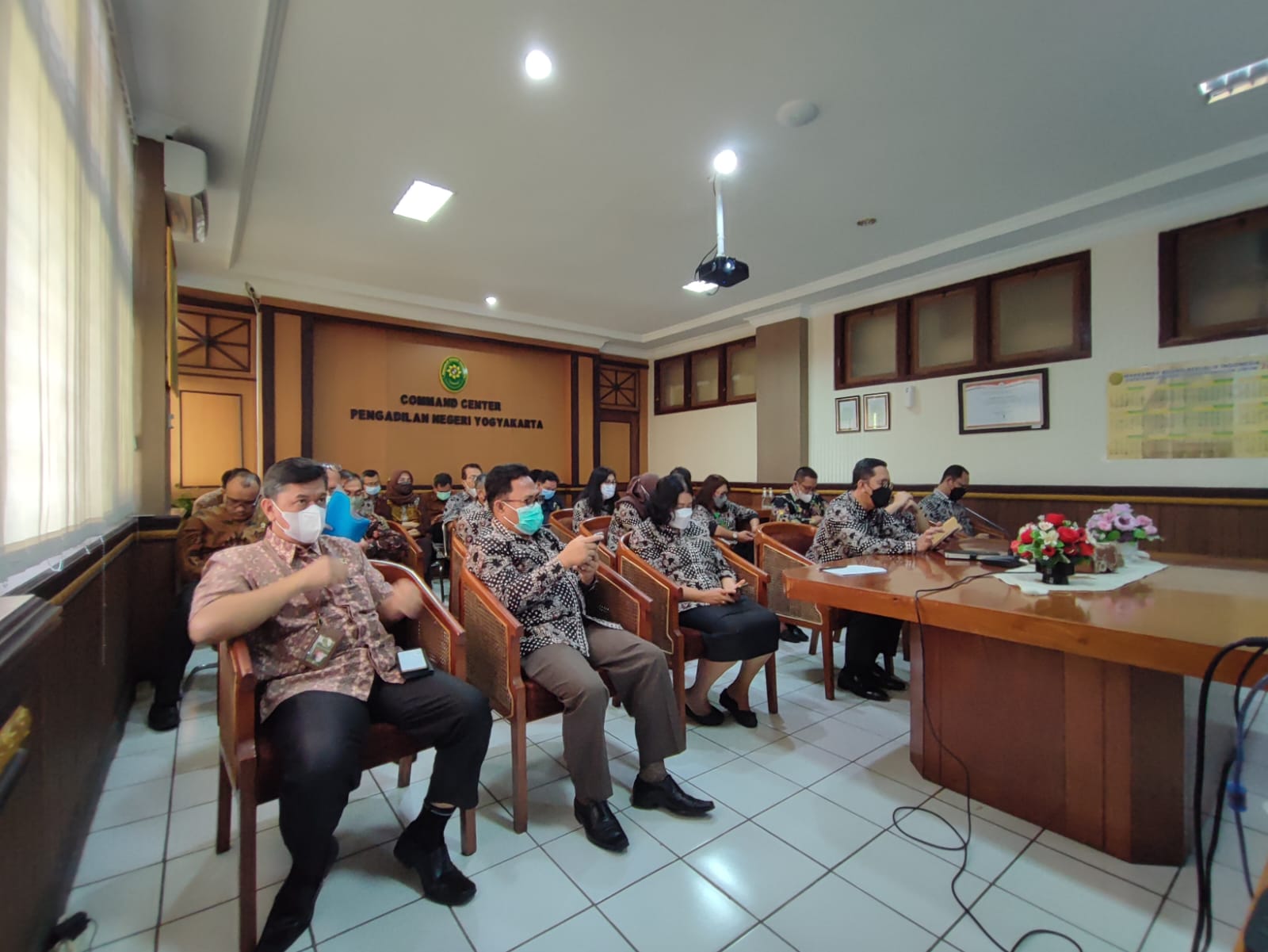 Pembinaan Bidang Teknis dan Administrasi Yudisial oleh Pimpinan Mahkamah Agung RI Agustus 2022