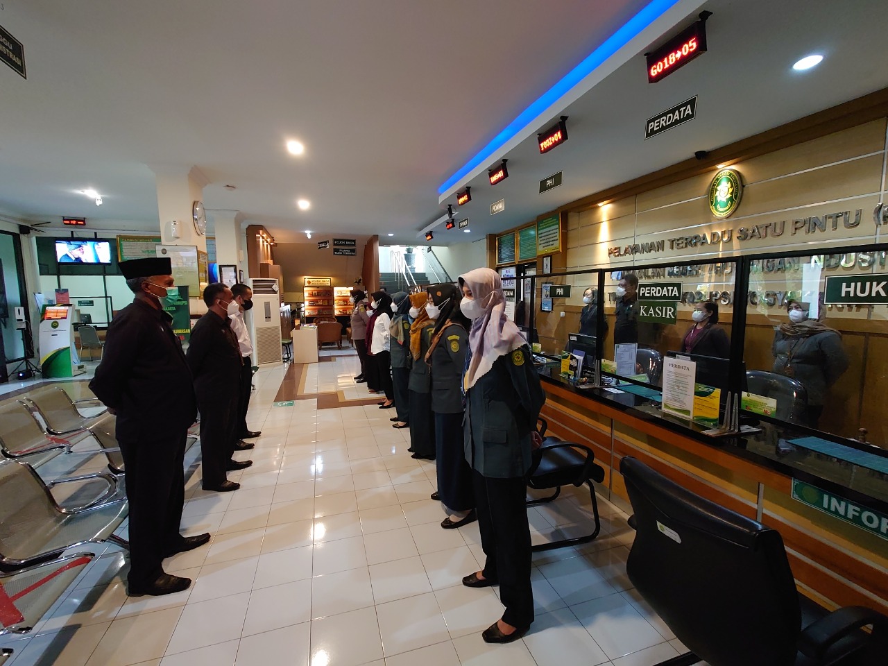 Apel Pagi Rutin Petugas PTSP 30 Agustus 2022