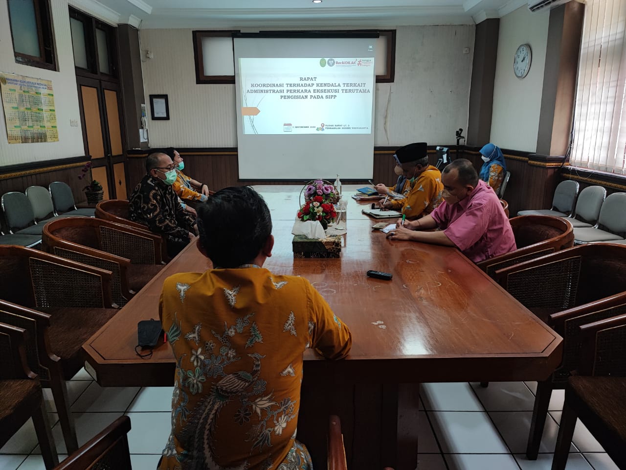 Rapat Koordinasi Terkait Administrasi Perkara Eksekusi Terutama Pengisian pada Aplikasi SIPP