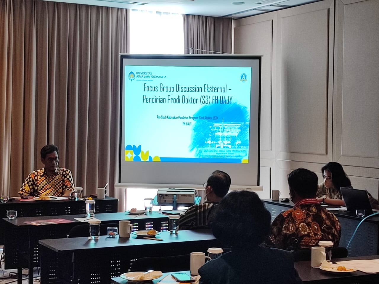 Ketua Pengadilan Negeri Yogyakarta Mengikuti FGD dengan Fakultas Hukum Atma Jaya Yogyakarta