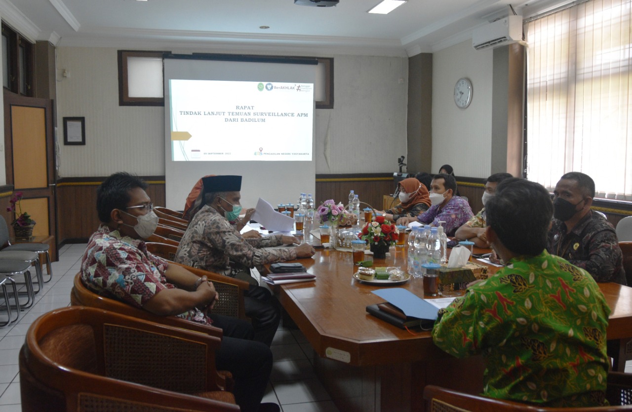 Rapat Tindak Lanjut Hasil Surveillance Akreditasi Penjaminan Mutu