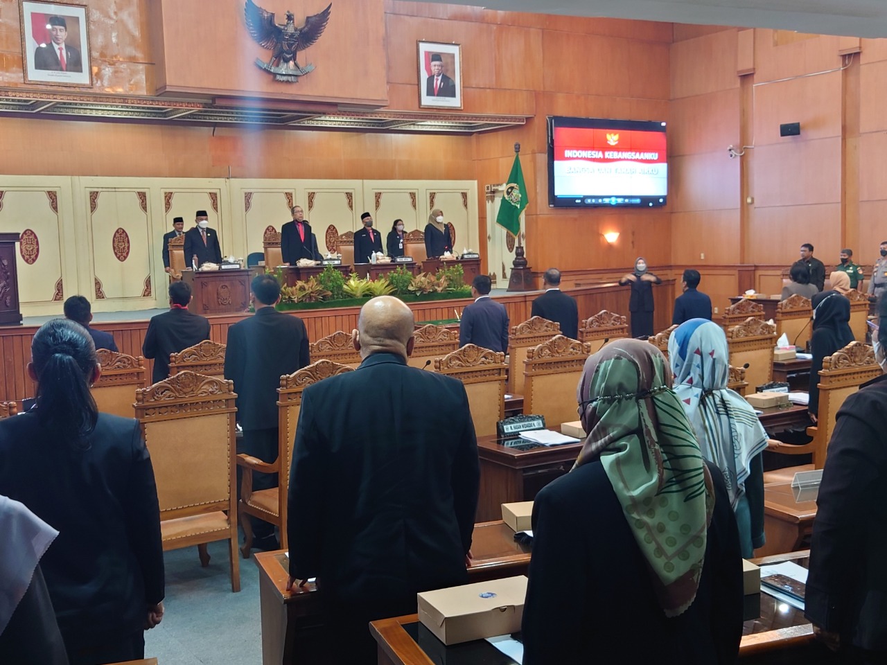 Panitera Muda Hukum Menghadiri Rapat Paripurna DPRD Kota Yogyakarta September 2022 (Lanjutan)
