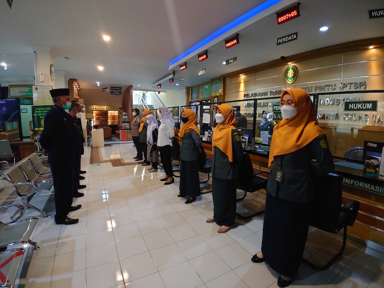 Apel Pagi Rutin Petugas PTSP 13 September 2022