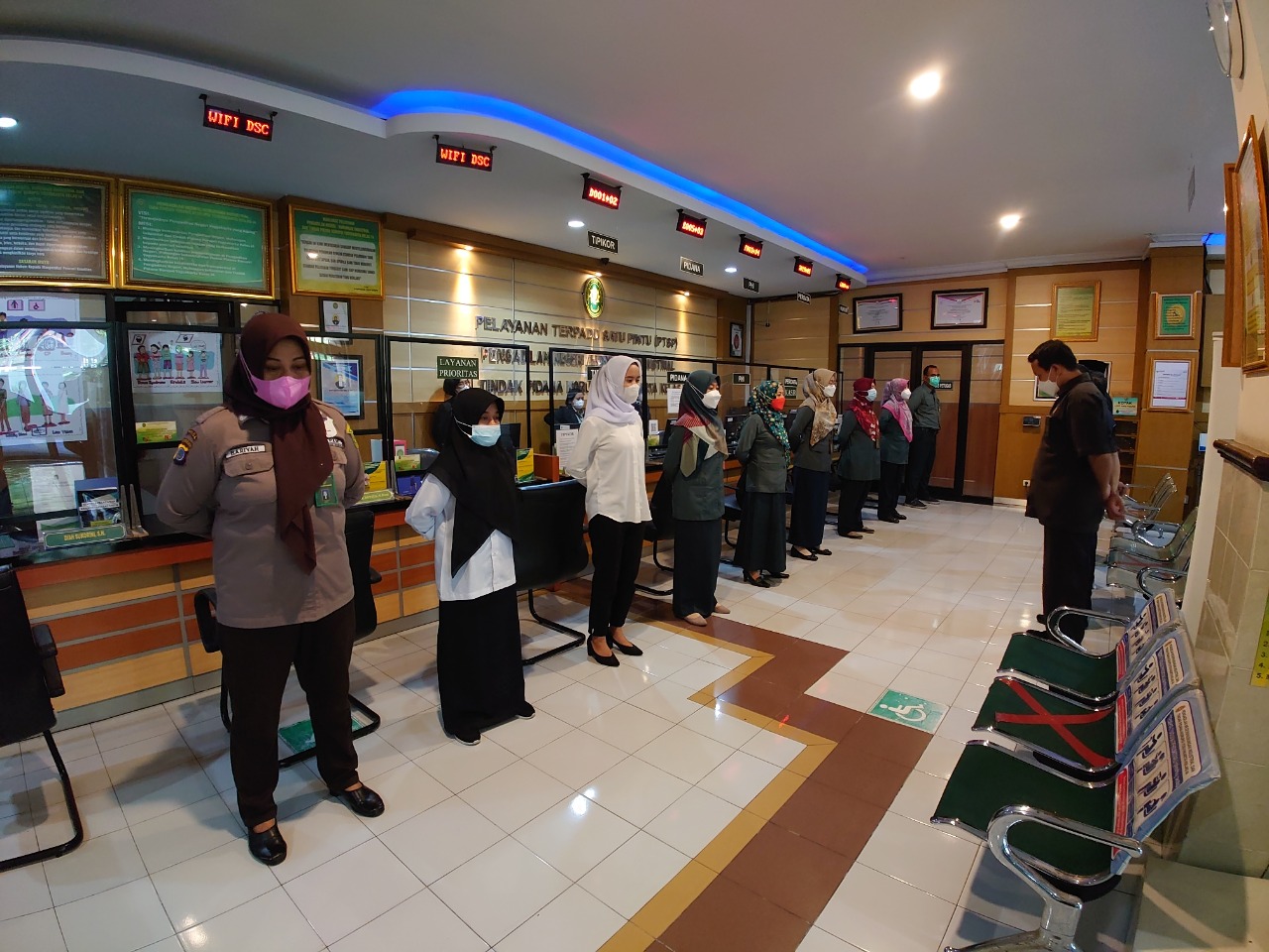 Apel Pagi Rutin Petugas PTSP 14 September 2022