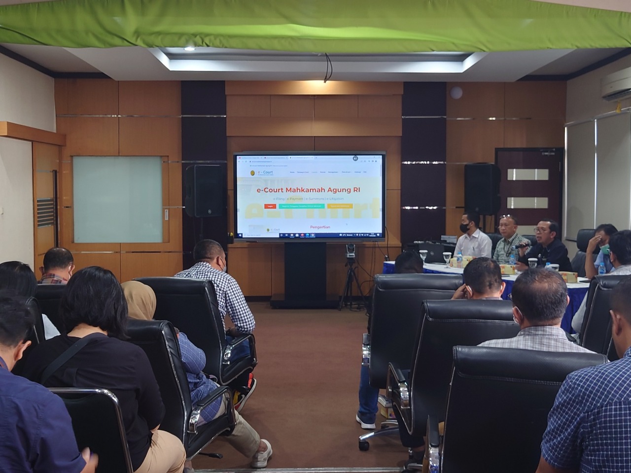 Ketua Pengadilan Negeri Yogyakarta Menghadiri Sosialisasi Gugatan Sederhana dan e-Court bersama Bank BRI Yogyakarta Kantor Cabang Katamso