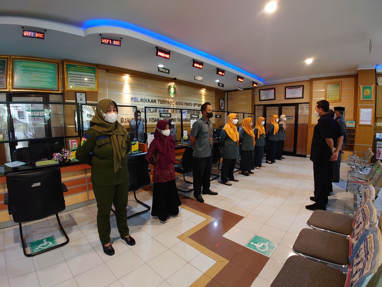 Apel Pagi Rutin Petugas PTSP 20 September 2022