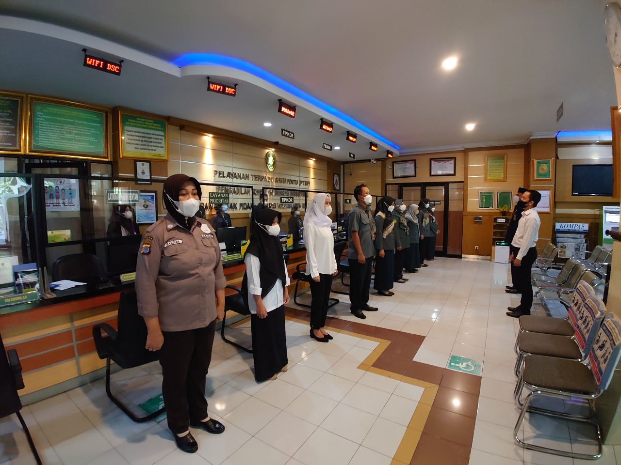 Apel Pagi Rutin Petugas PTSP 21 September 2022