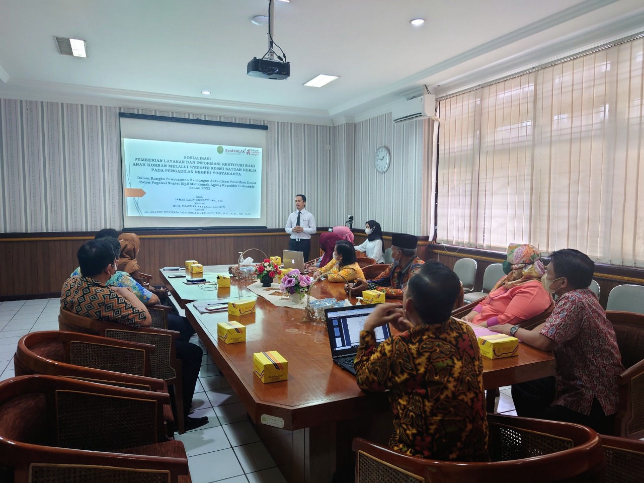 Sosialisasi Penyusunan Rancangan Aktualisasi oleh CPNS Pengadilan Negeri Yogyakarta