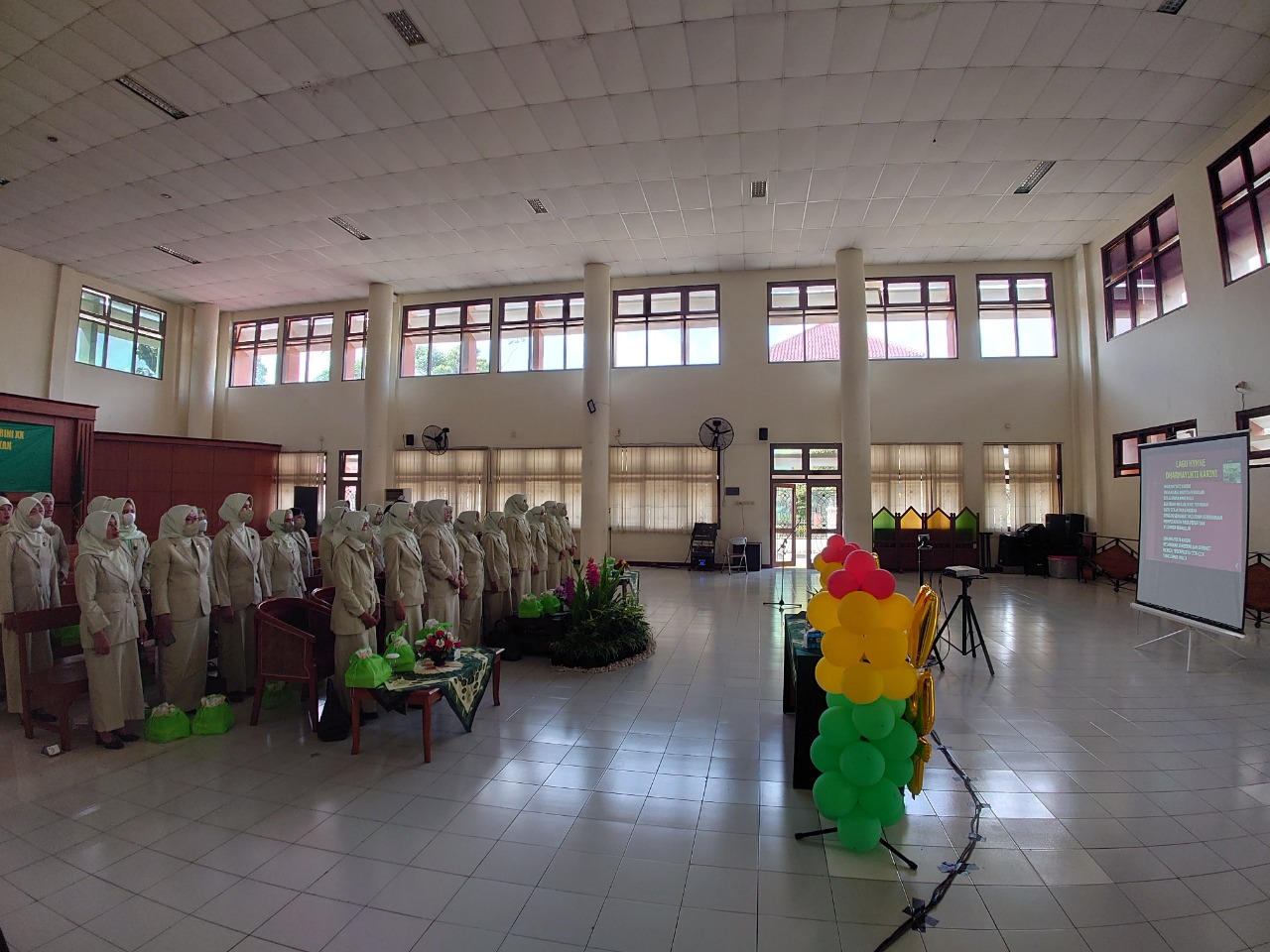 Pengurus Cabang Dharmayukti Karini Kota Yogyakarta Mengikuti Peringatan HUT Dharmayukti Karini XX Tahun 2022 