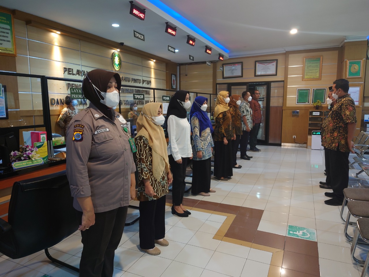 Apel Pagi Rutin Petugas PTSP 29 September 2022