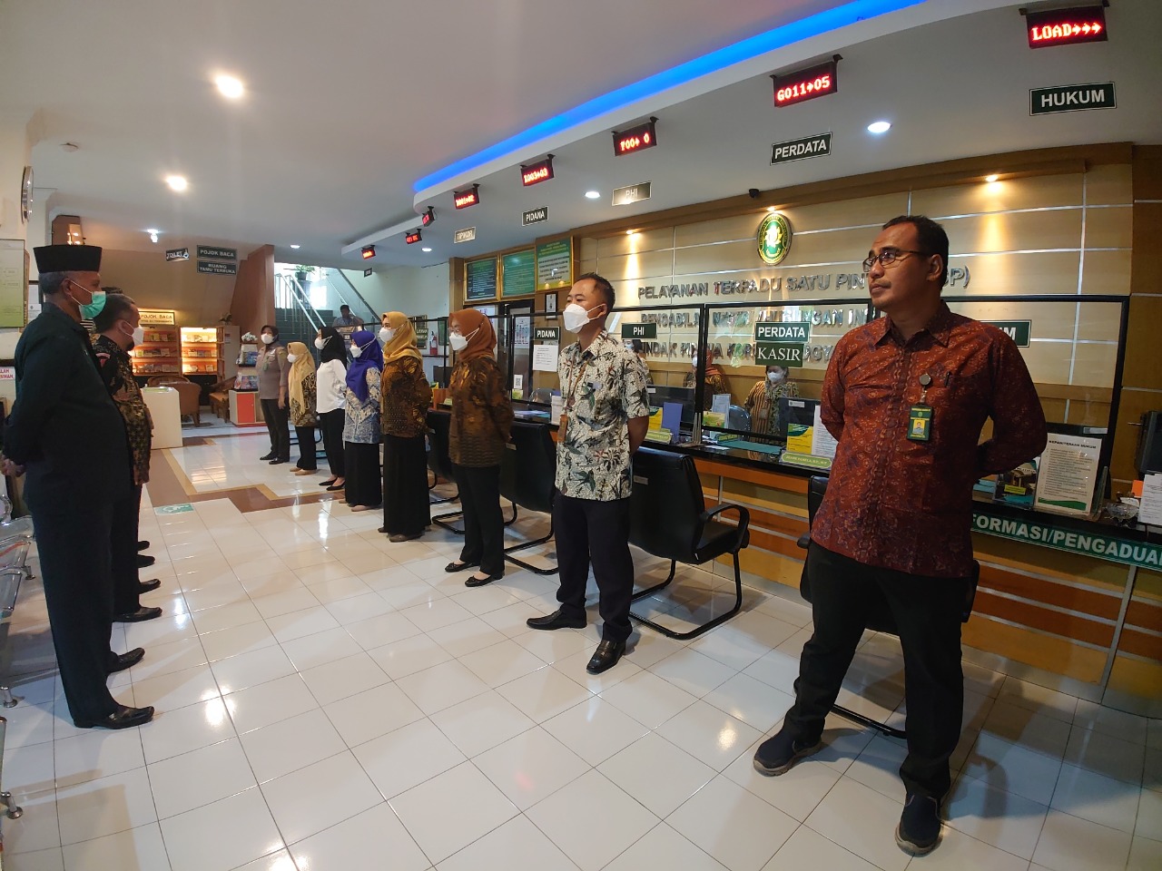 Apel Pagi Rutin Petugas PTSP 29 September 2022