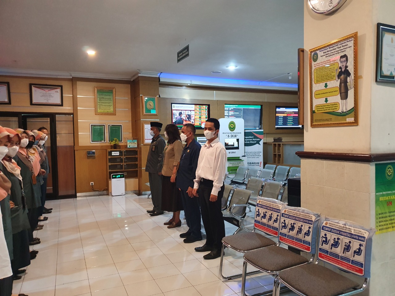 Apel Pagi Rutin Petugas PTSP 5 Oktober 2022