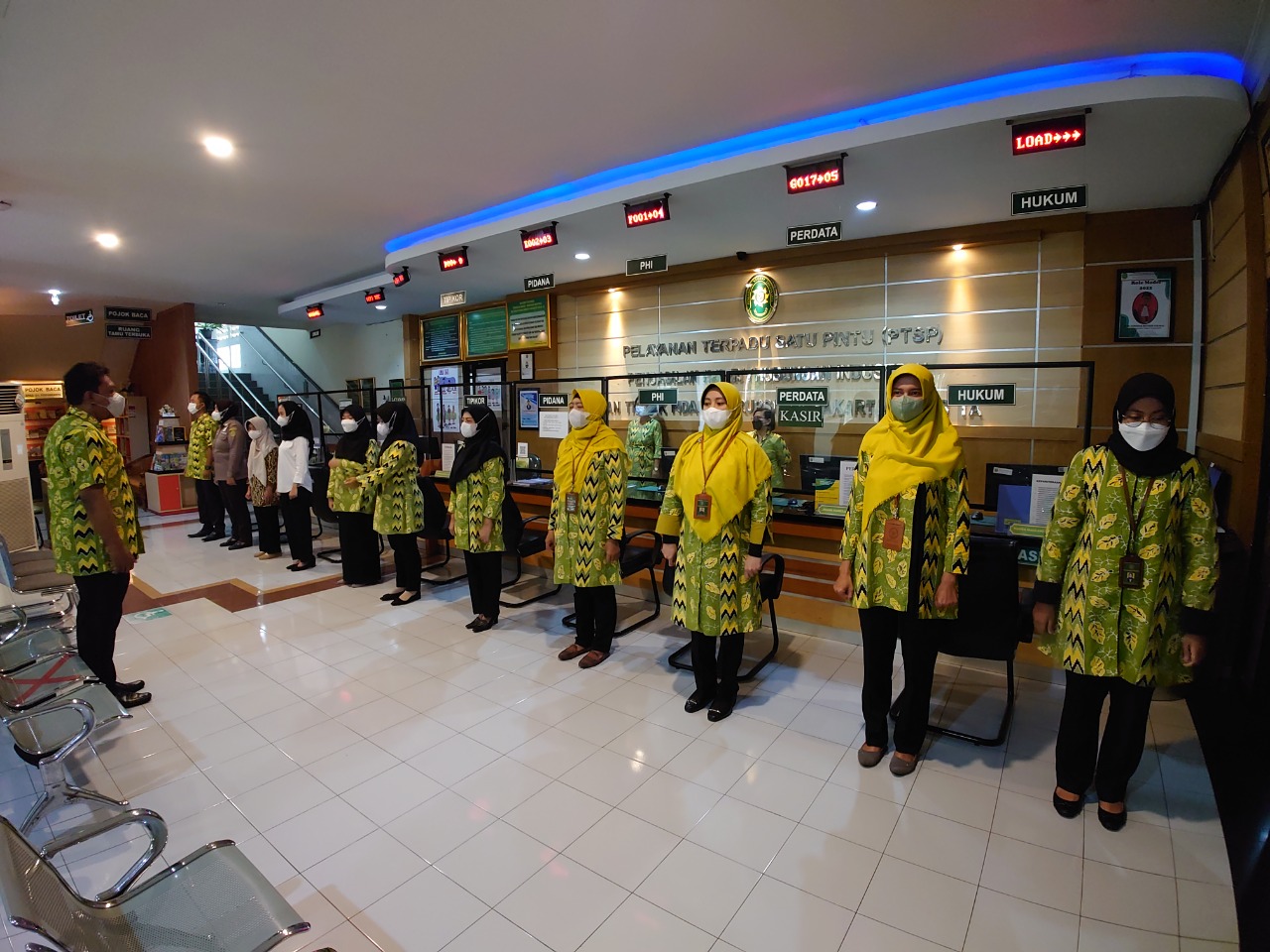 Apel Pagi Rutin Petugas PTSP 20 Oktober 2022
