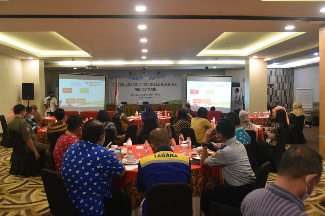 Hakim Pengadilan Negeri Yogyakarta Mengikuti FGD Penguatan Gugus Tugas Kota Layak Anak Kota Yogyakarta