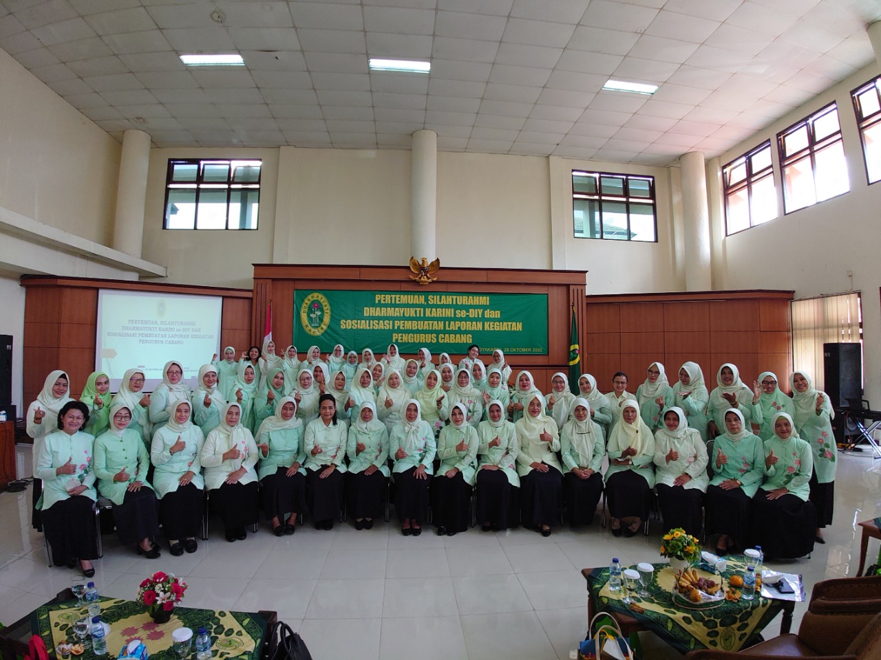 Pertemuan, Sosialisasi Dharmayukti Karini se DIY dan Sosialisasi Pembuatan Laporan Kegiatan Pengurus Cabang