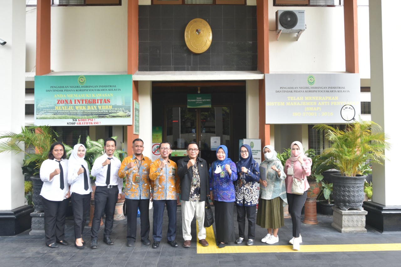 Pengadilan Negeri Yogyakarta Menerima Kunjungan Kerja dari Pusdiklat Manajemen dan Kepemimpinan, Badan Litbang Diklat Hukum dan Peradilan Mahkamah Agung RI