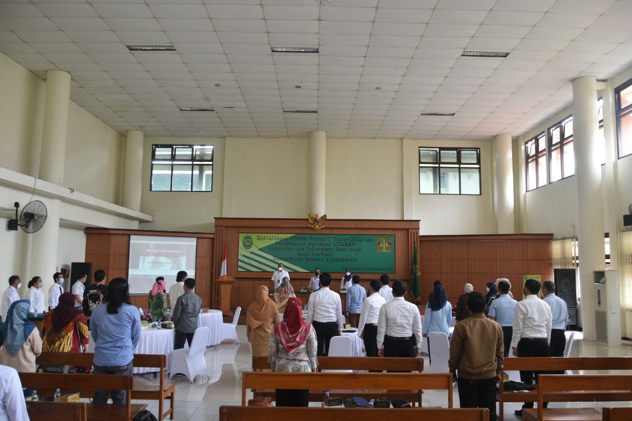 Sosialisasi PERMA No. 1 Tahun 2022 dan Pengenalan Optimalisasi Website LIRIKAN