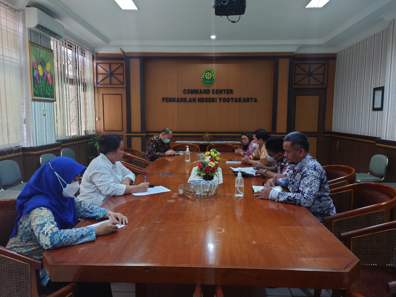 Rapat Panitia Kegiatan Sosialisasi Tata Cara Pengajuan Keberatan Terhadap Putusan Komisi Informasi dan SMAP