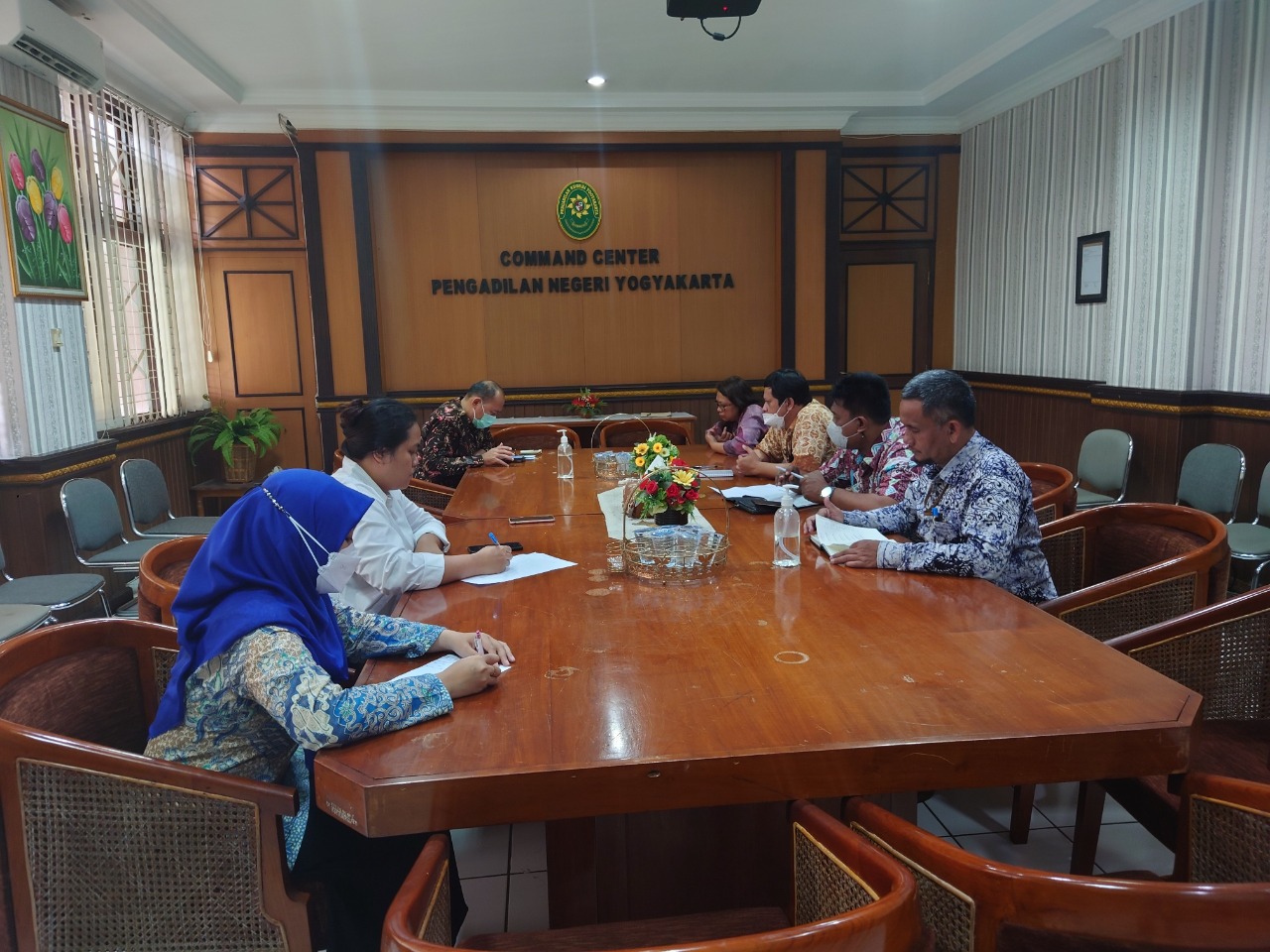 Rapat Panitia Kegiatan Sosialisasi Tata Cara Pengajuan Keberatan Terhadap Putusan Komisi Informasi dan SMAP