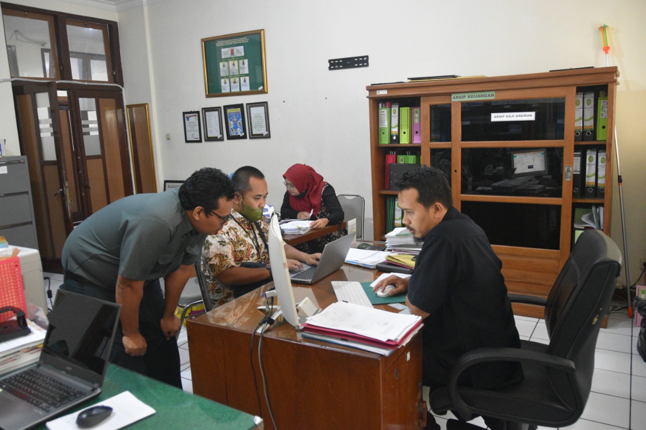 Persiapan Penilaian Intern Atas Pelaporan Keuangan (PIPK) oleh Tim Biro Perlengkapan Badan Urusan Administrasi Mahkamah Agung RI