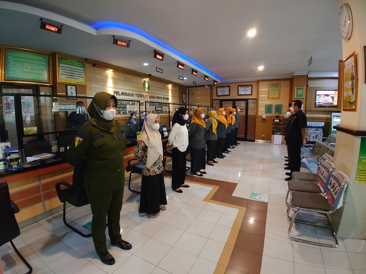 Apel Pagi Rutin Petugas PTSP 29 November 2022