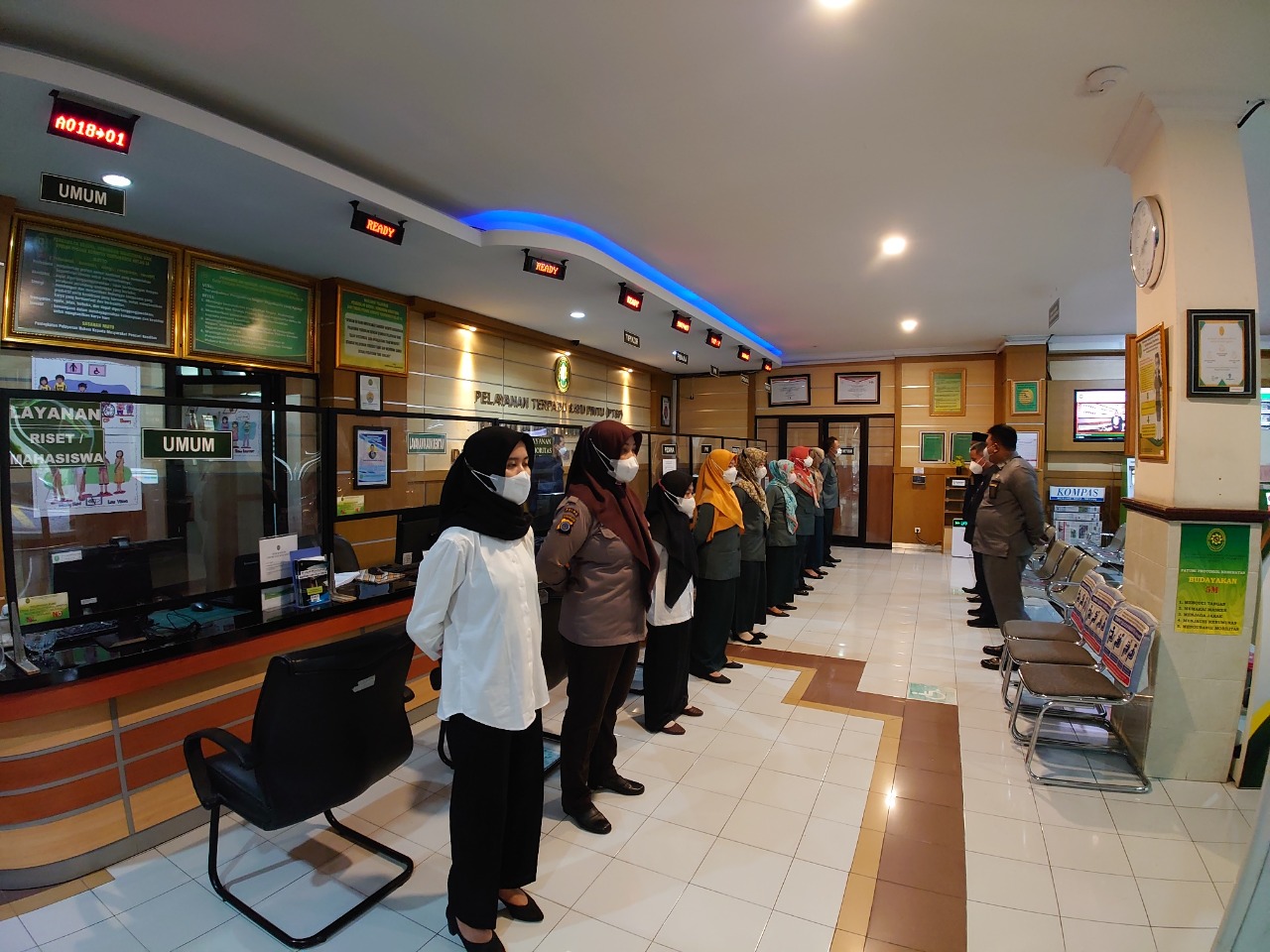 Apel Pagi Rutin Petugas PTSP 30 November 2022