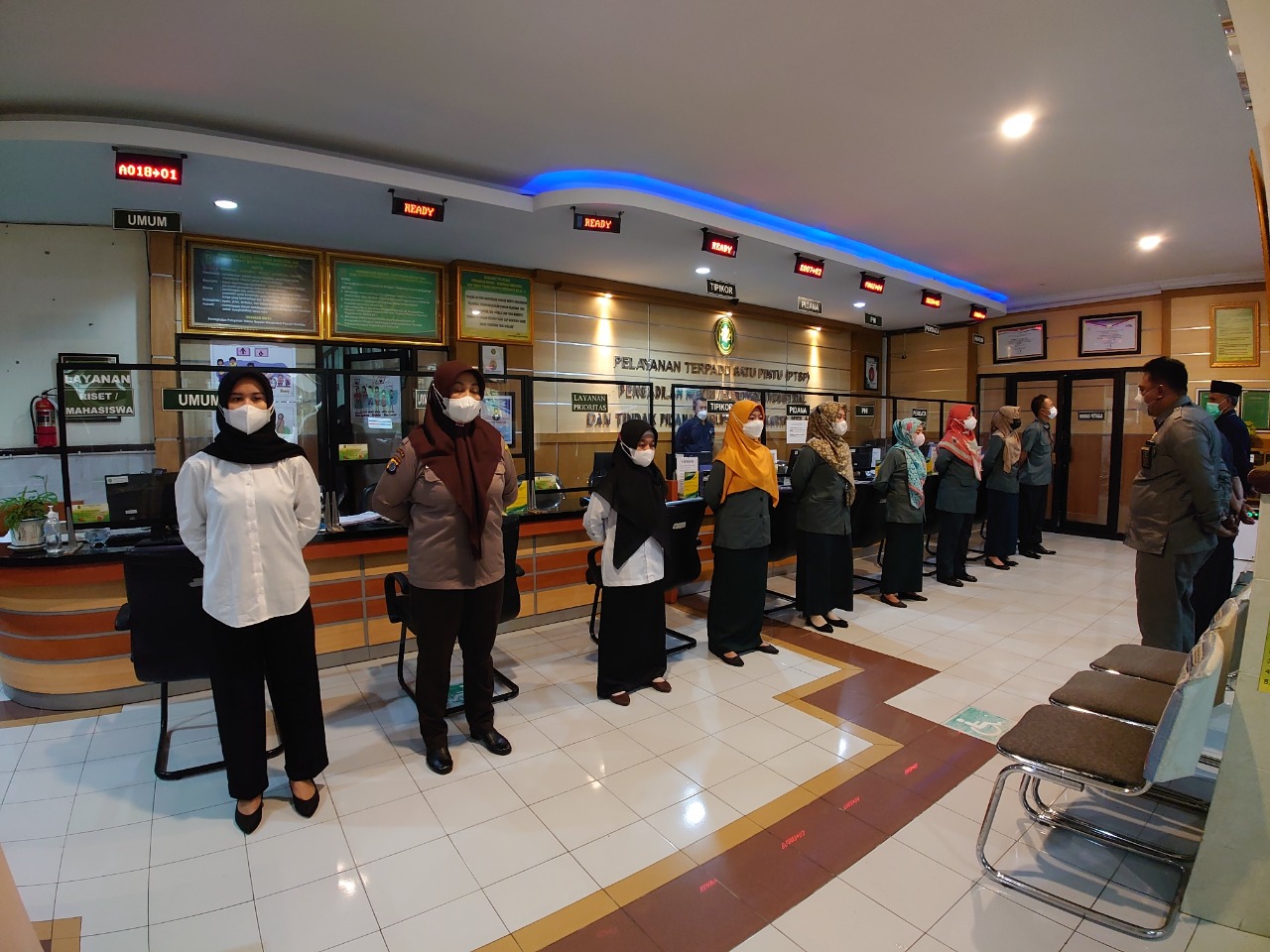 Apel Pagi Rutin Petugas PTSP 30 November 2022