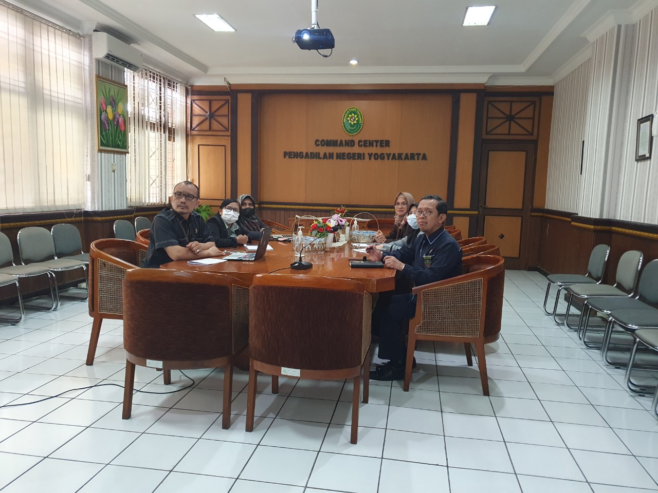 Pengadilan Negeri Yogyakarta Mengikuti Rapat Koordinasi Satgas SIPP Se Wilayah Hukum Pengadilan Tinggi Yogyakarta