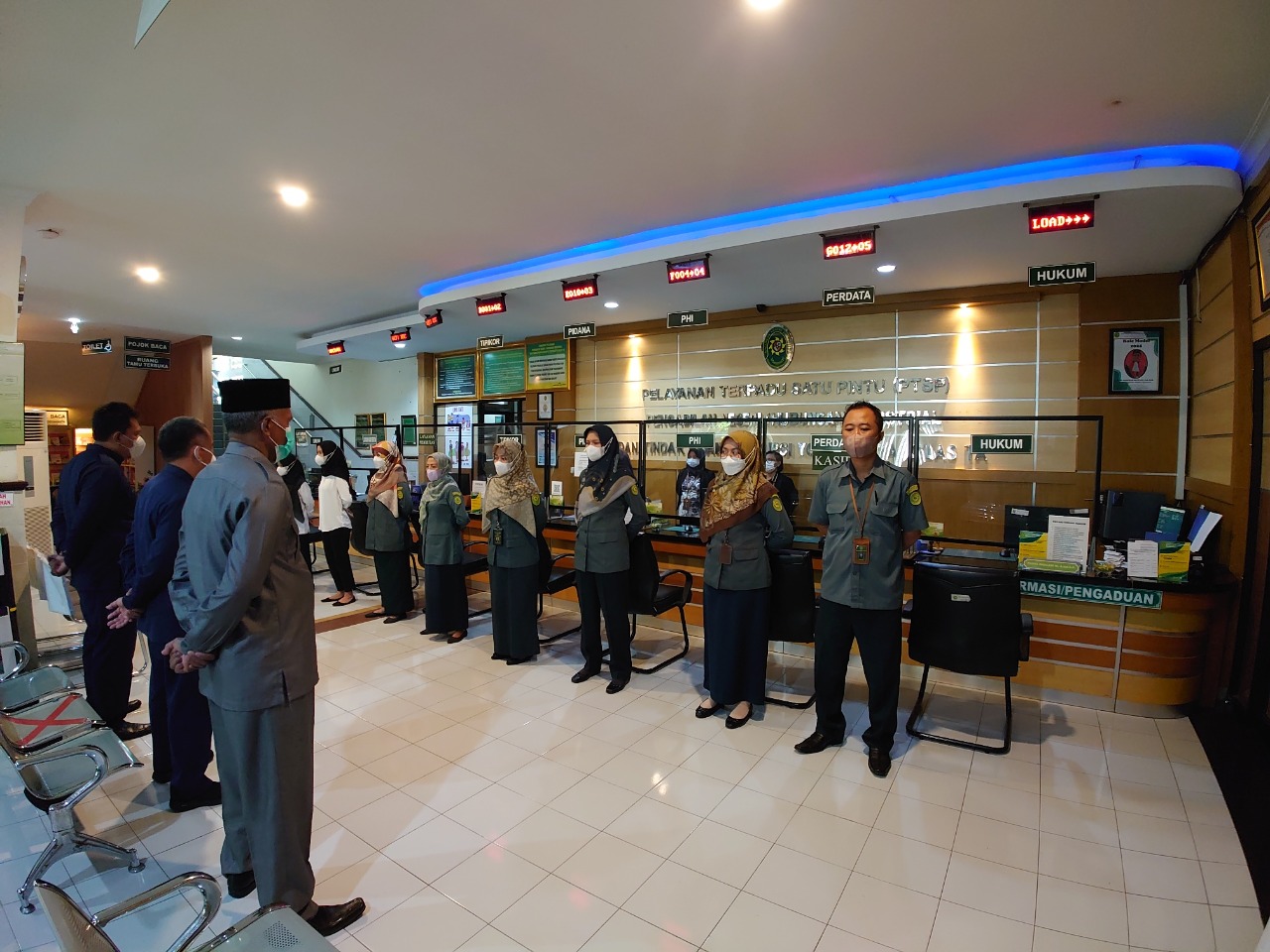 Apel Pagi Rutin Petugas PTSP 28 Desember 2022
