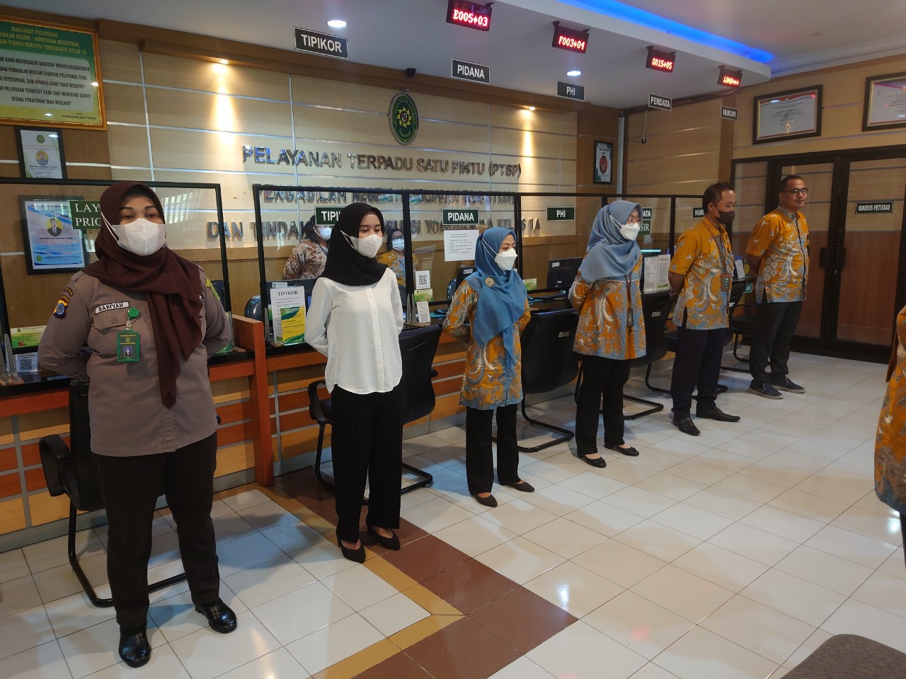 Apel Pagi Rutin Petugas PTSP 5 Januari 2023