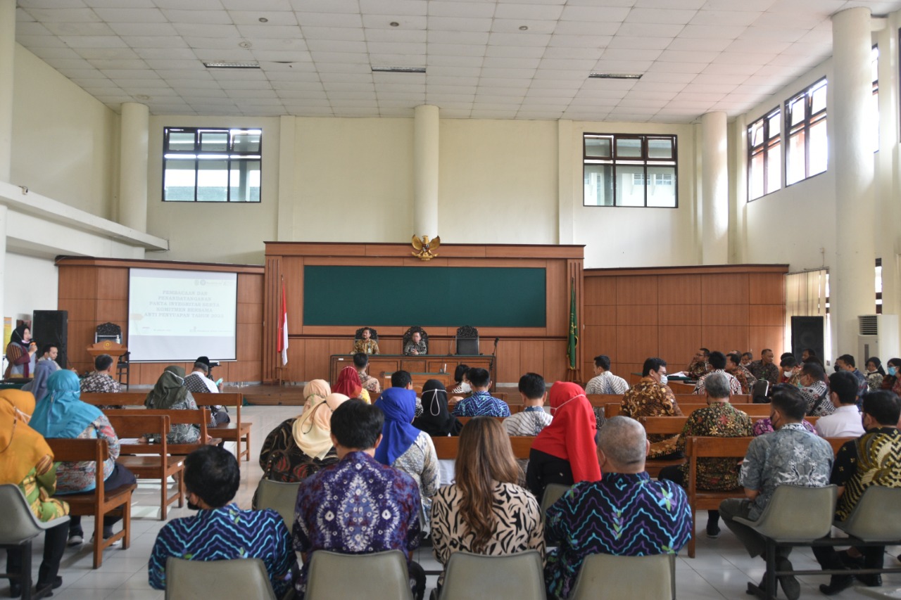 Pembacaan dan Penandatanganan Pakta Integritas Serta Komitmen Bersama Anti Penyuapan Tahun 2023
