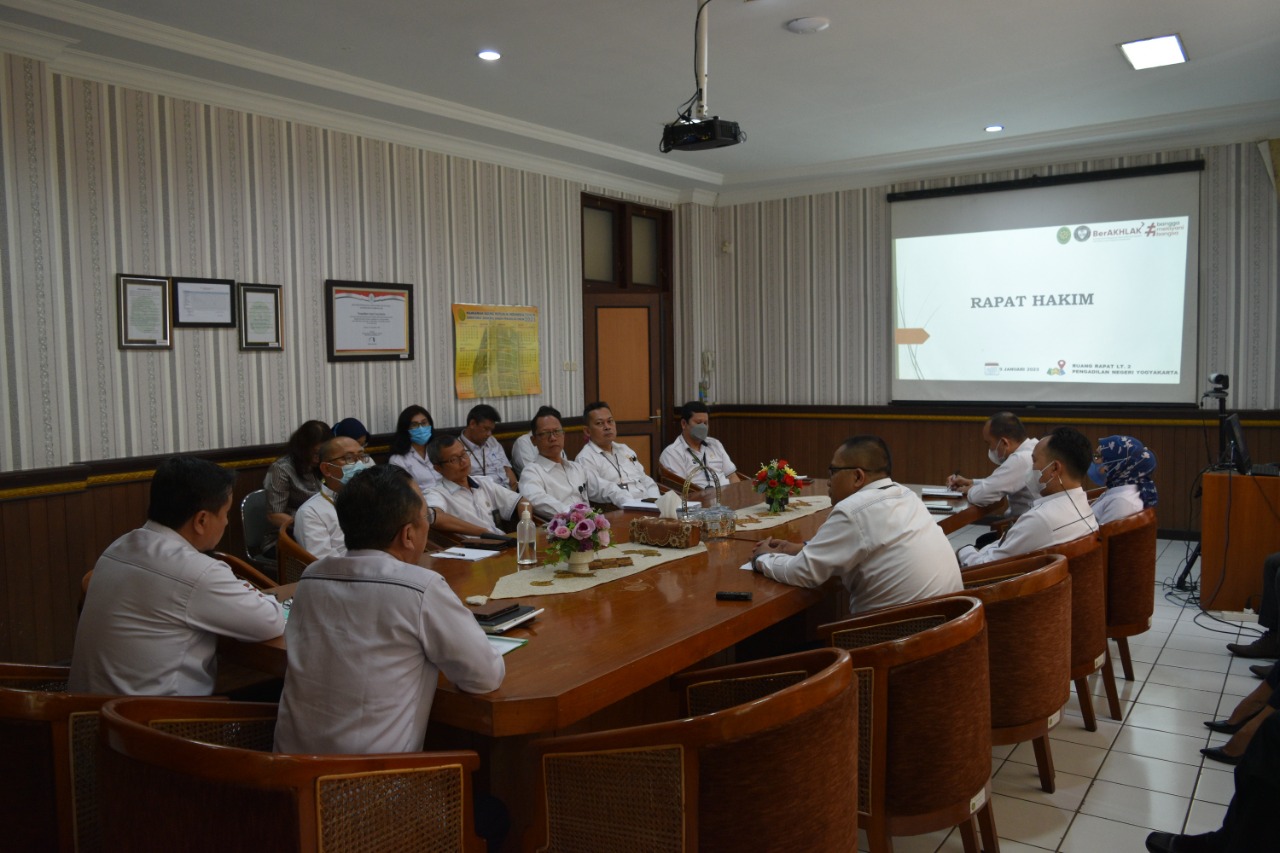 Rapat Koordinasi Hakim Pengadilan Negeri Yogyakarta