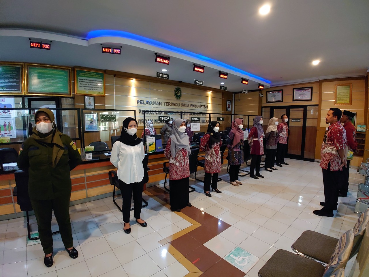 Apel Pagi Rutin Petugas PTSP 12 Januari 2023