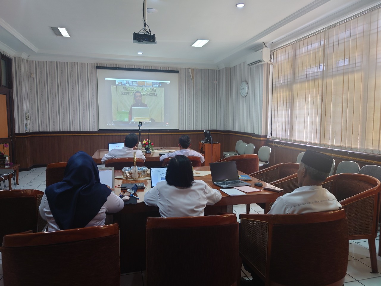 Pengadilan Negeri Yogyakarta Mengikuti Pembinaan dan Monitoring Implementasi Aplikasi e-Berpadu