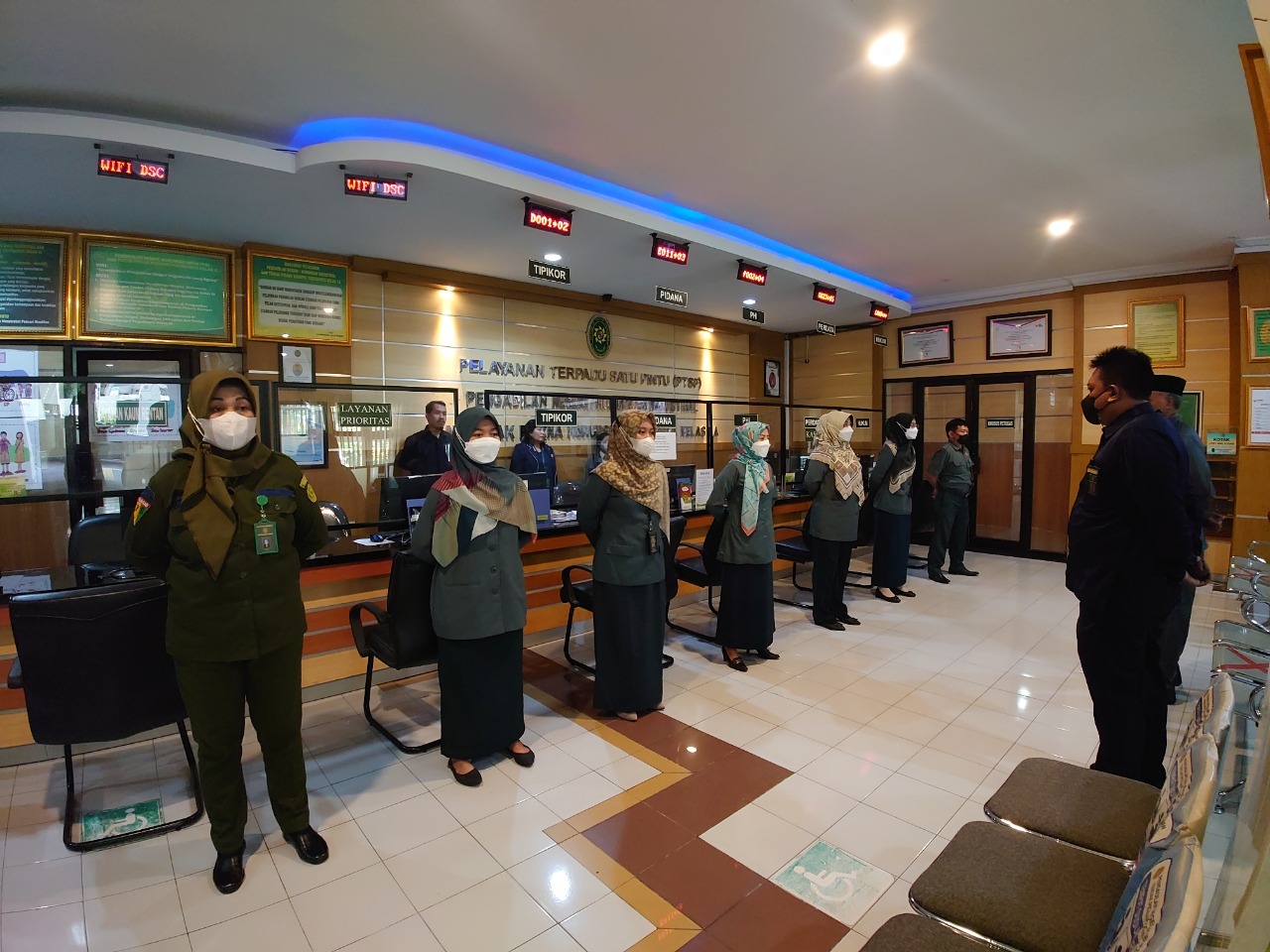 Apel Pagi Rutin Petugas PTSP 25 Januari 2023
