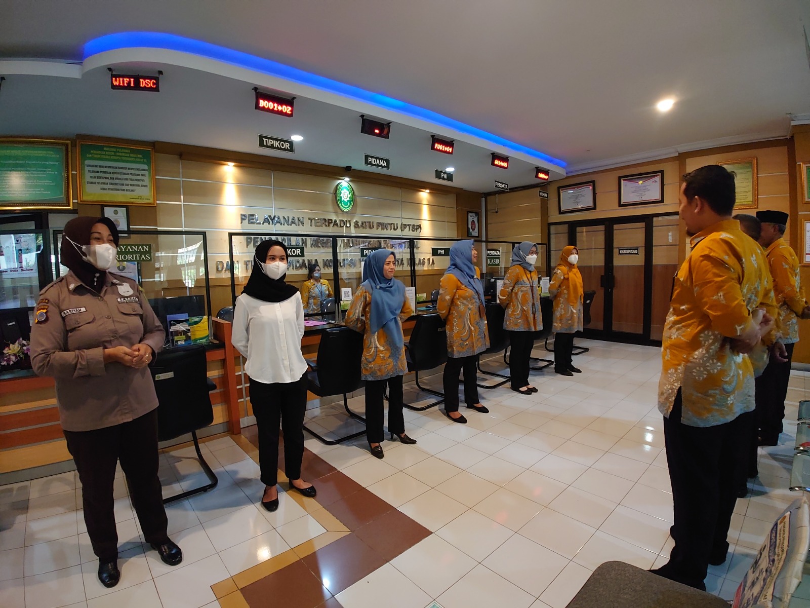 Apel Pagi Rutin Petugas PTSP 2 Februari 2023