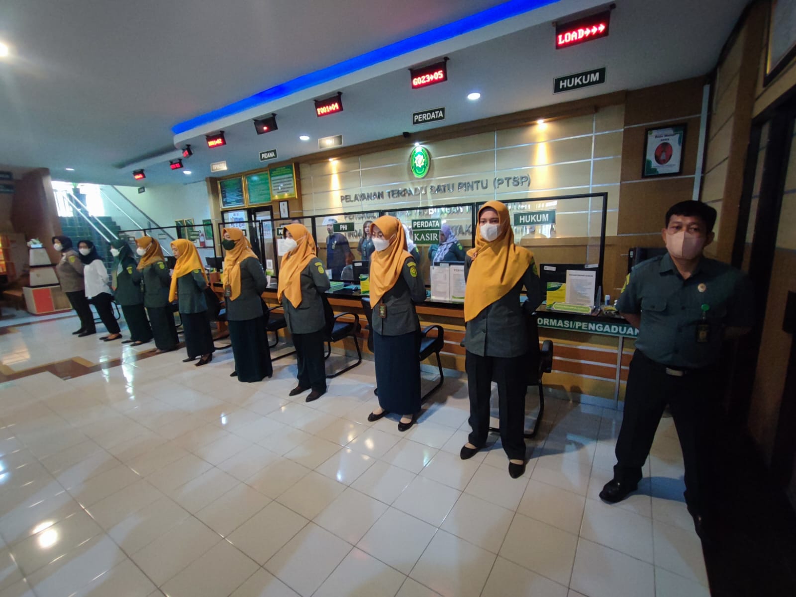 Apel Pagi Rutin Petugas PTSP 7 Februari 2023