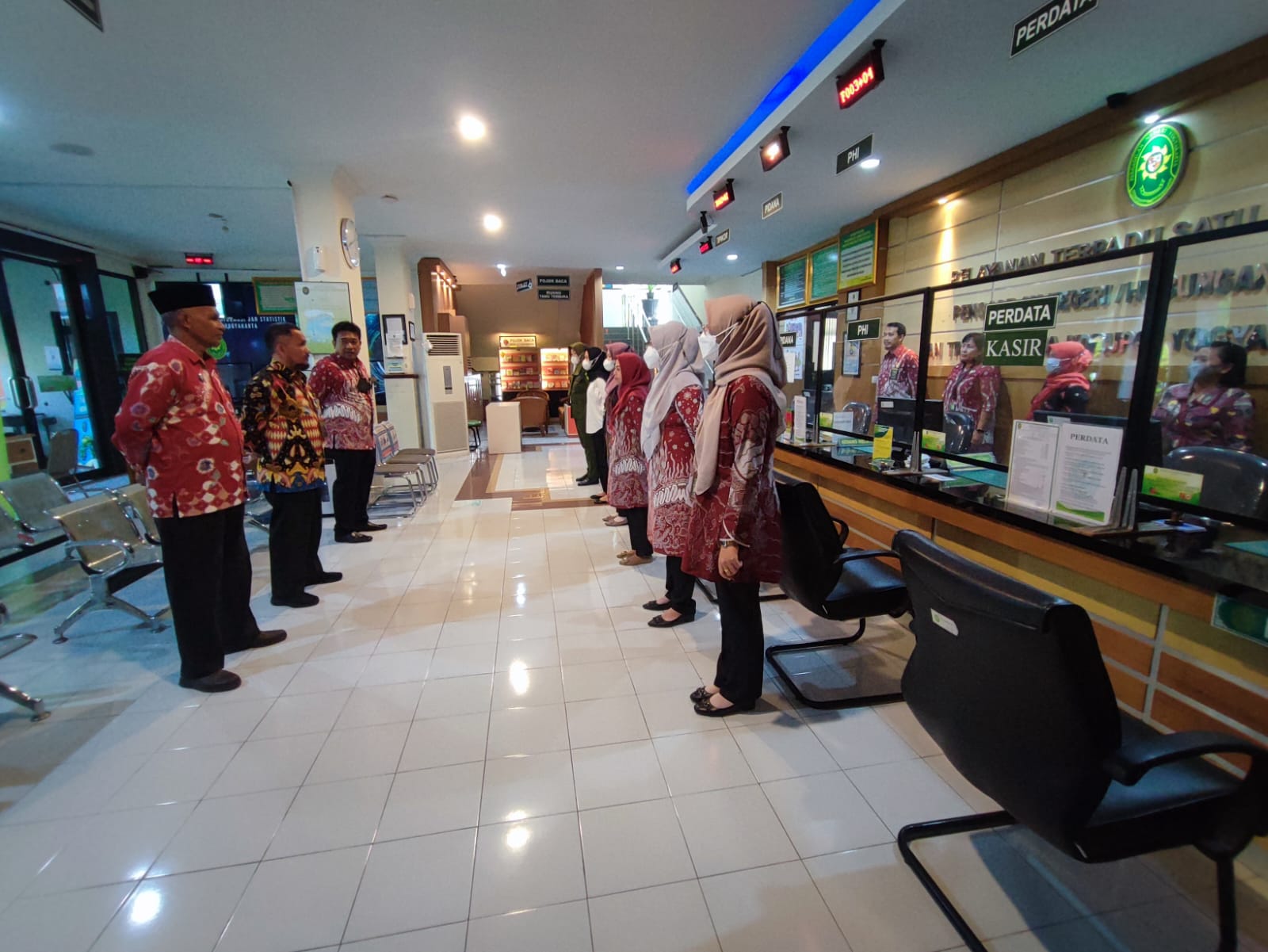 Apel Pagi Rutin Petugas PTSP 9 Februari 2023