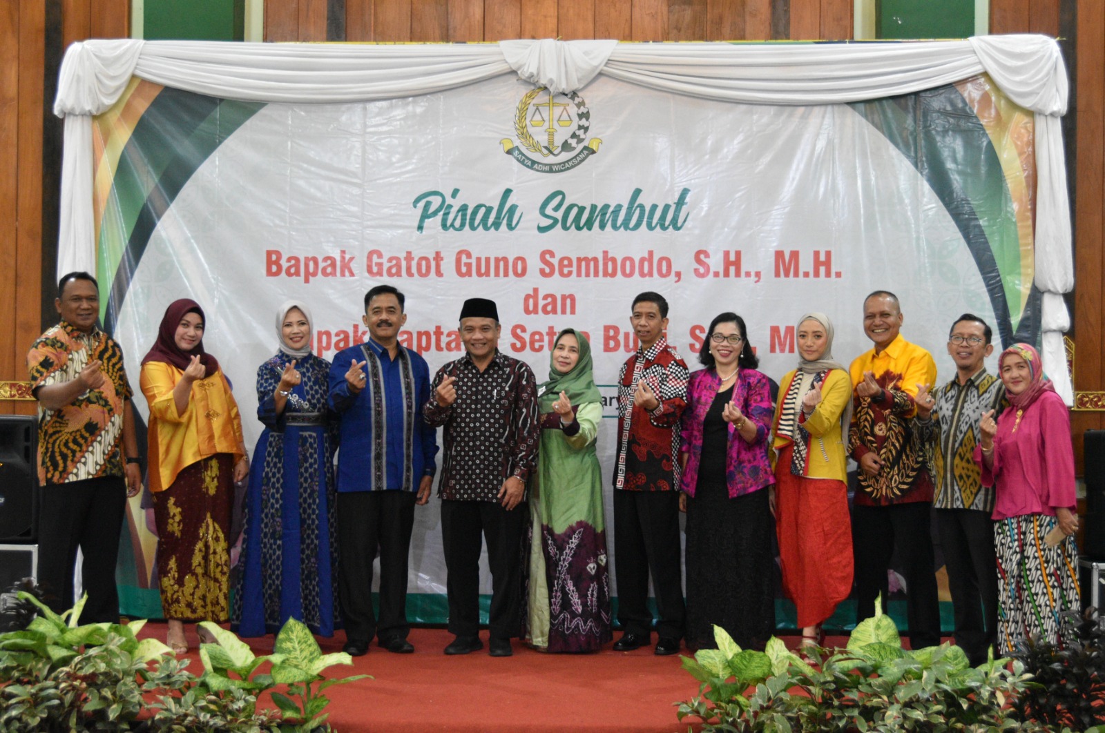 Ketua Pengadilan Negeri Yogyakarta Menghadiri Pisah Sambut Kepala Kejaksaan Negeri Yogyakarta