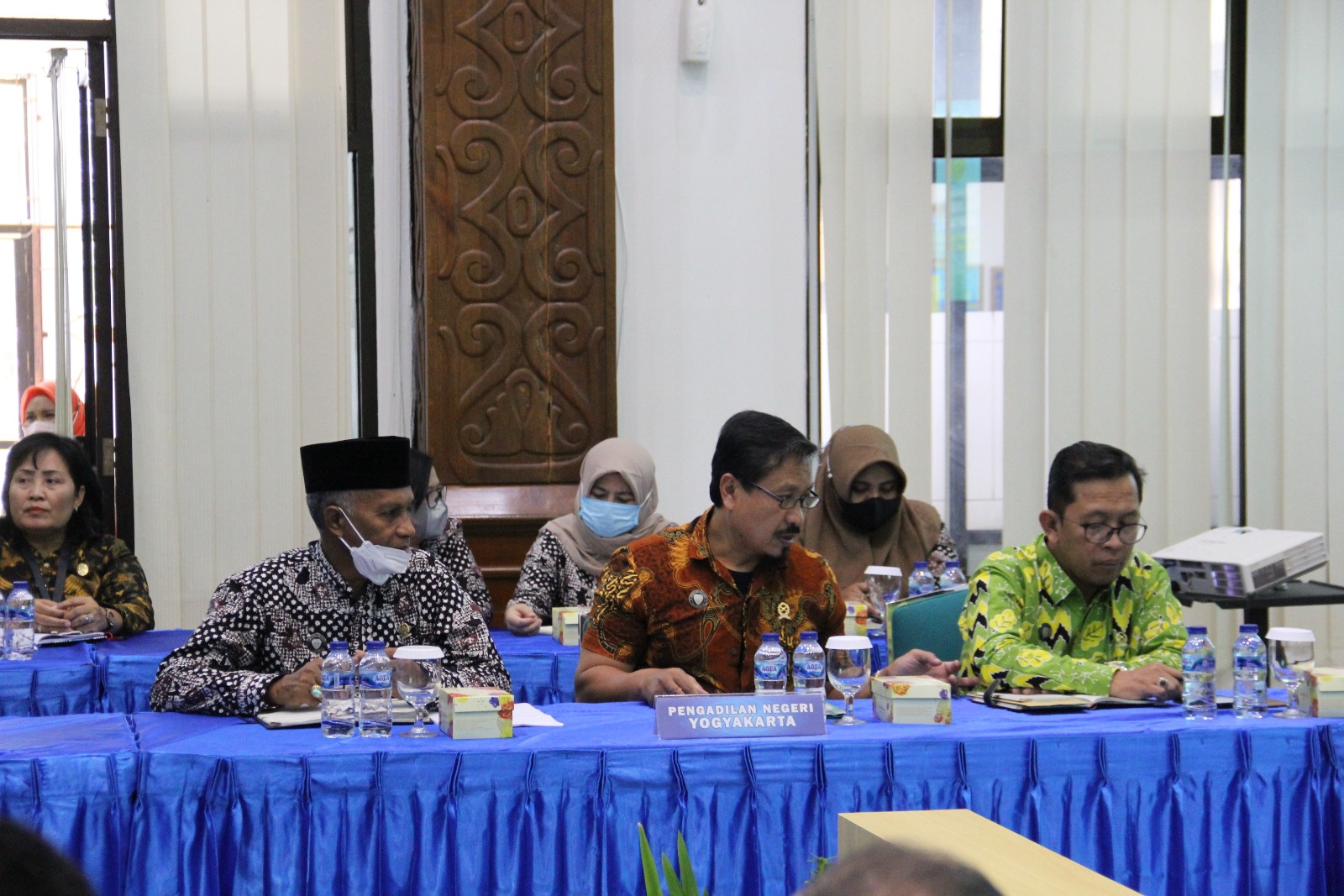 Pengadilan Negeri Yogyakarta Menghadiri Pembinaan Optimalisasi Pelaksanaan PERMA 7 dan 8 Tahun 2022, e-Berpadu dan SIPP bersama Pengadilan Tinggi Yogyakarta