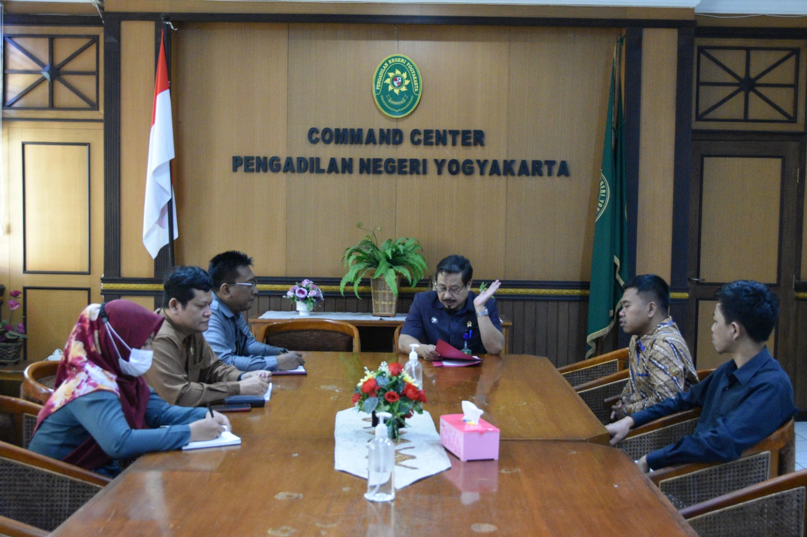 Rapat Monitoring dan Evaluasi POSBAKUM Pengadilan Negeri Yogyakarta