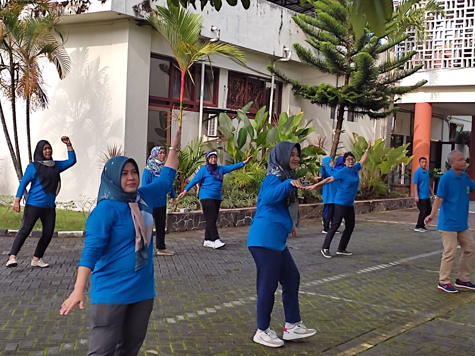 Kegiatan Senam Pagi Pengadilan Negeri Yogyakarta